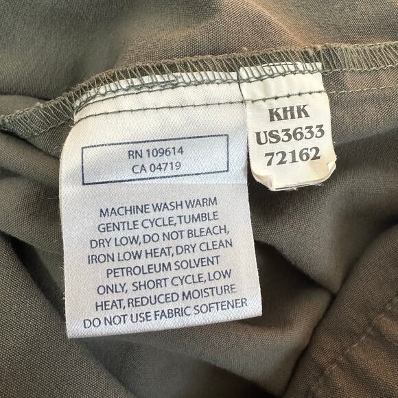 5.11 Tactical Series Olive Green Utility Jacket Coat Mens Large - Picture 8 of 8